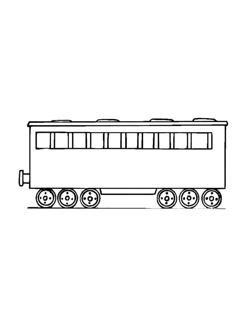 Раскраска Вагон 2