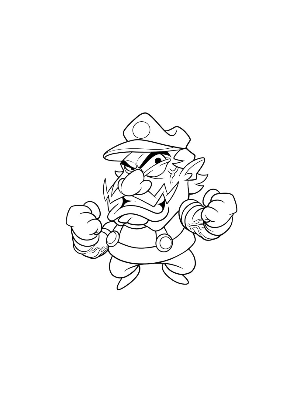 Раскраска Варио