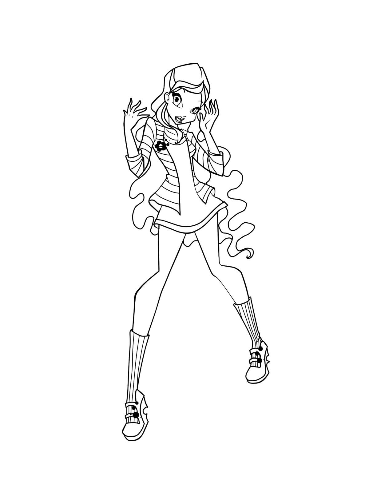 Раскраска винкс (winx) 22