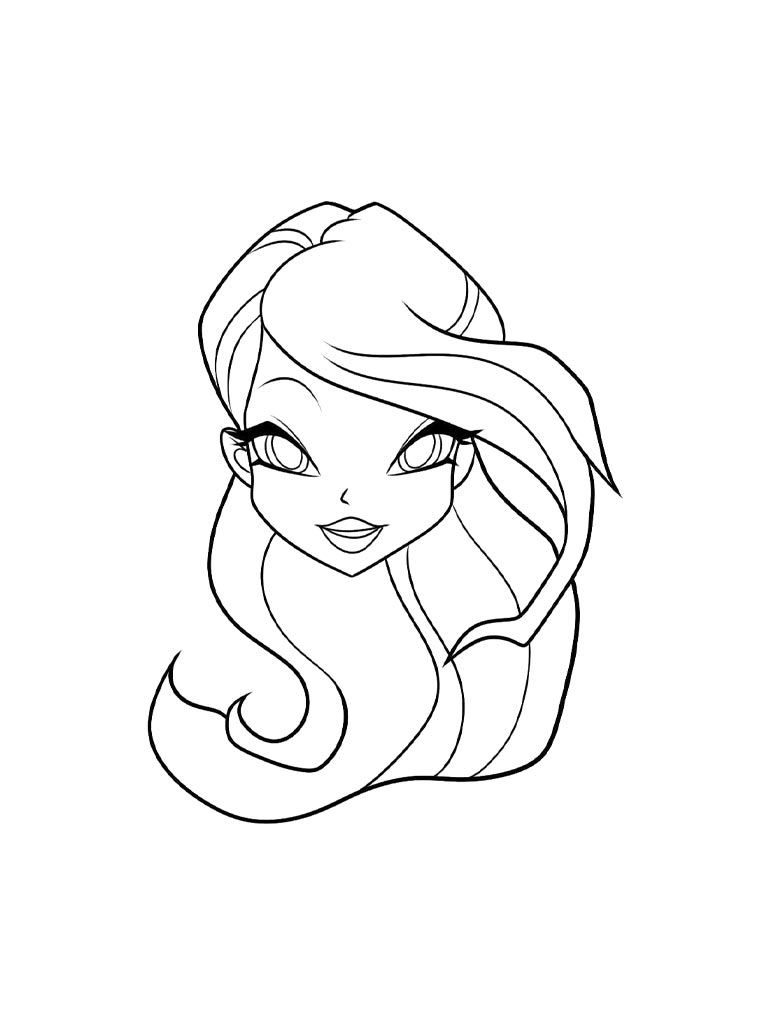 Раскраска винкс (winx) для детей 13