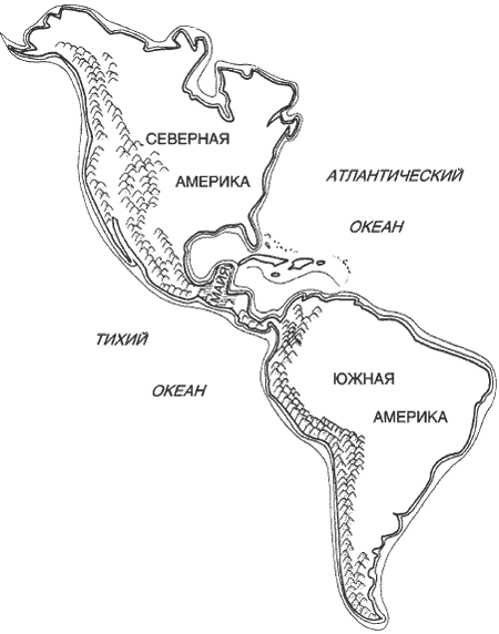 Раскраска Южная Америка
