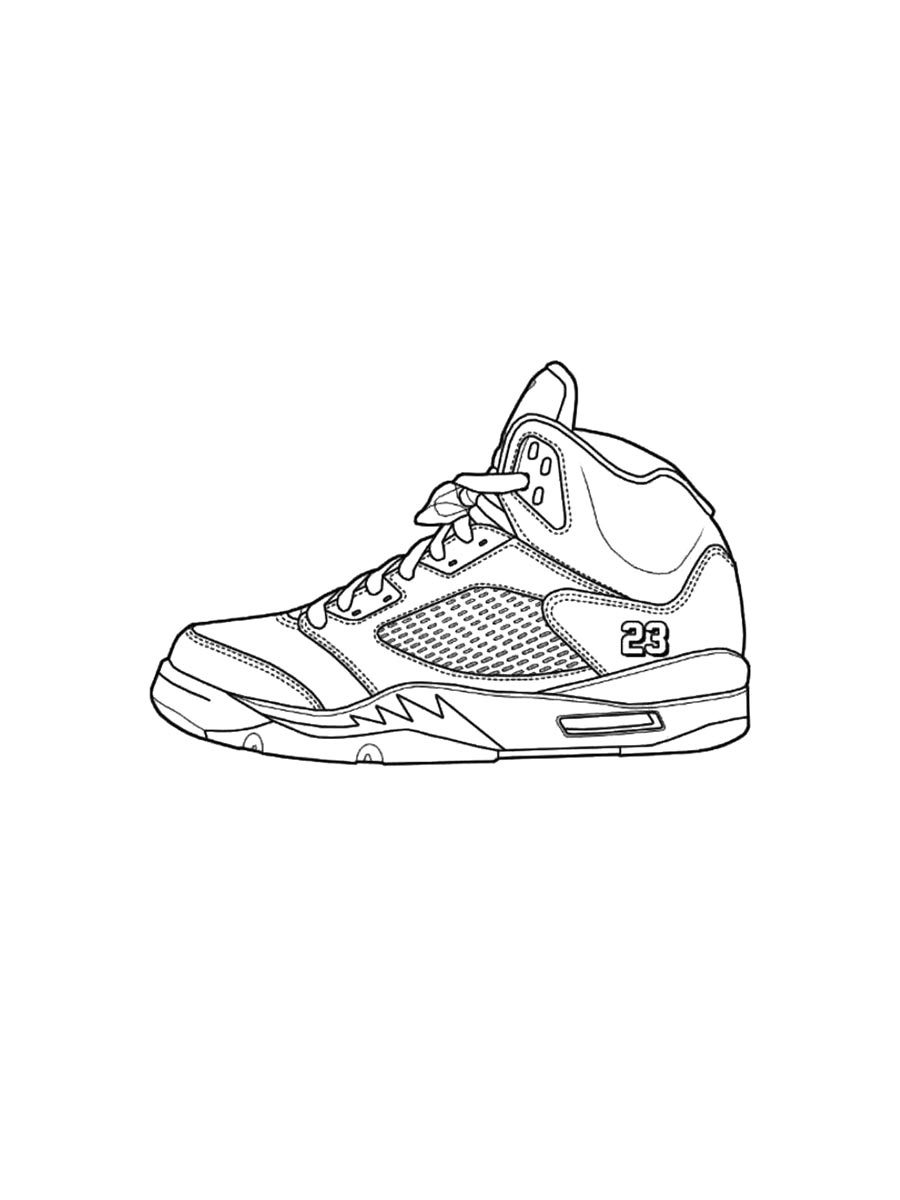 Раскраски air jordan для раскрашивания 3