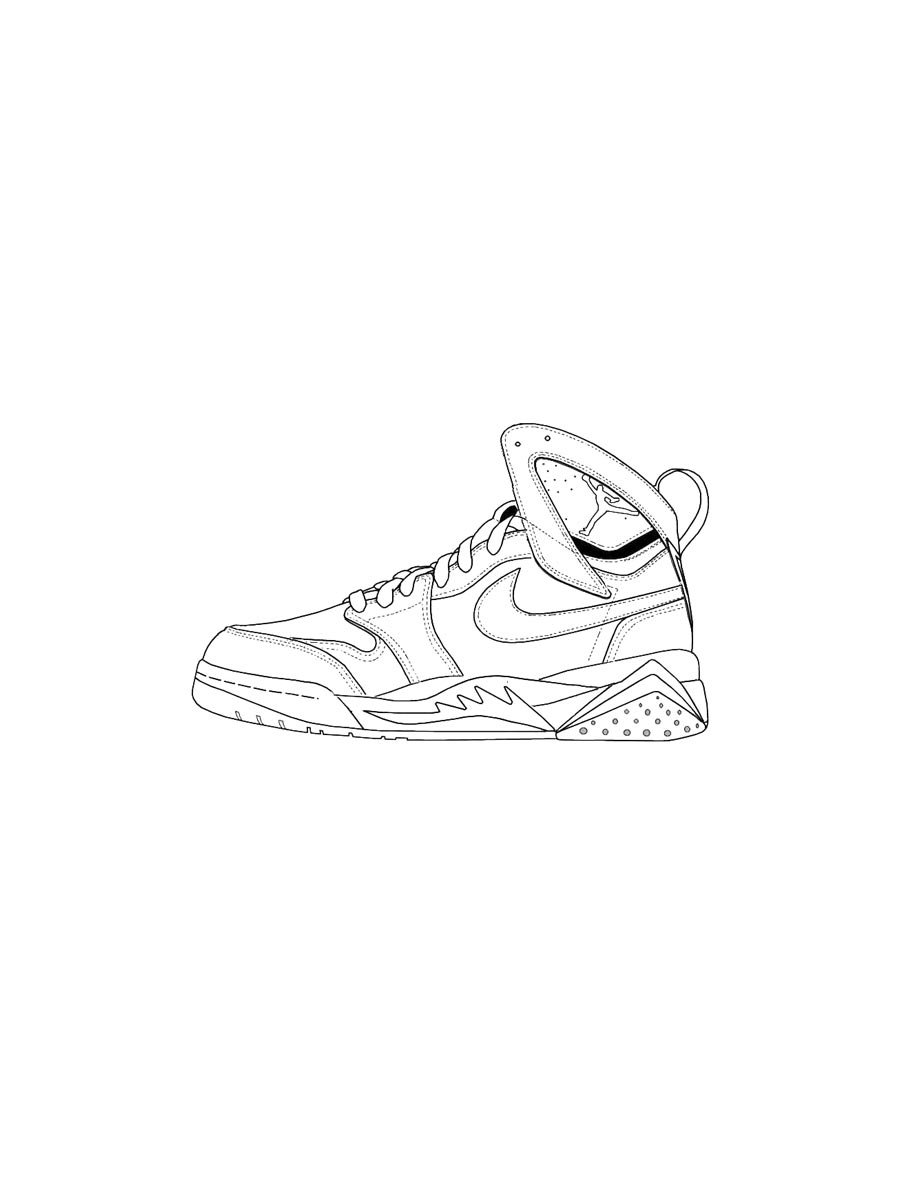Раскраски air jordan раскраска для детей