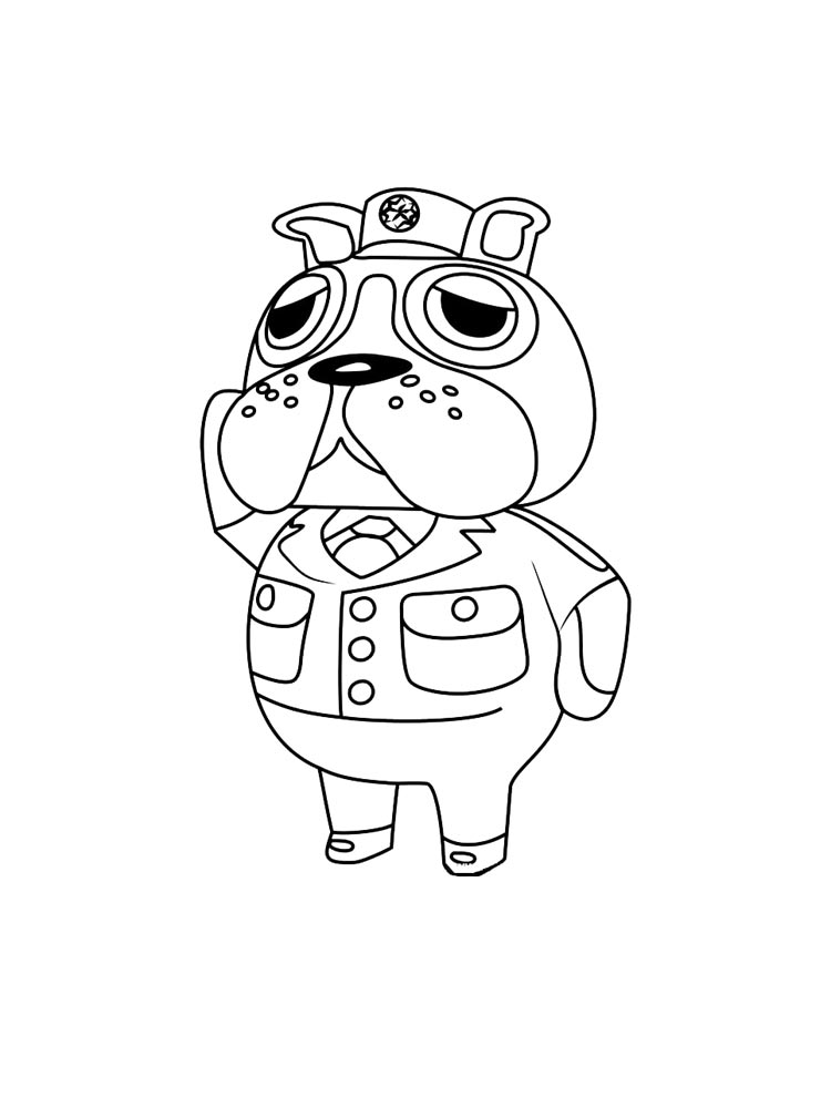 Раскраски animal crossing для раскрашивания 5
