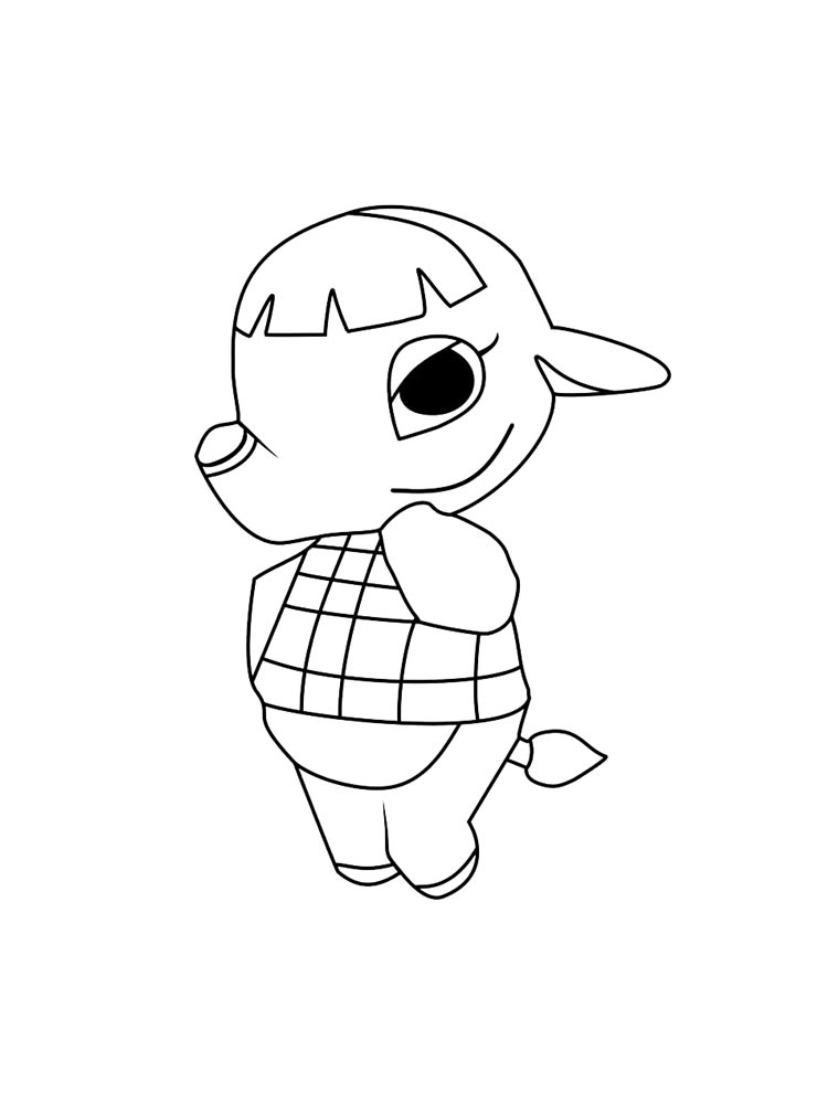 Раскраски animal crossing раскраска для детей 3