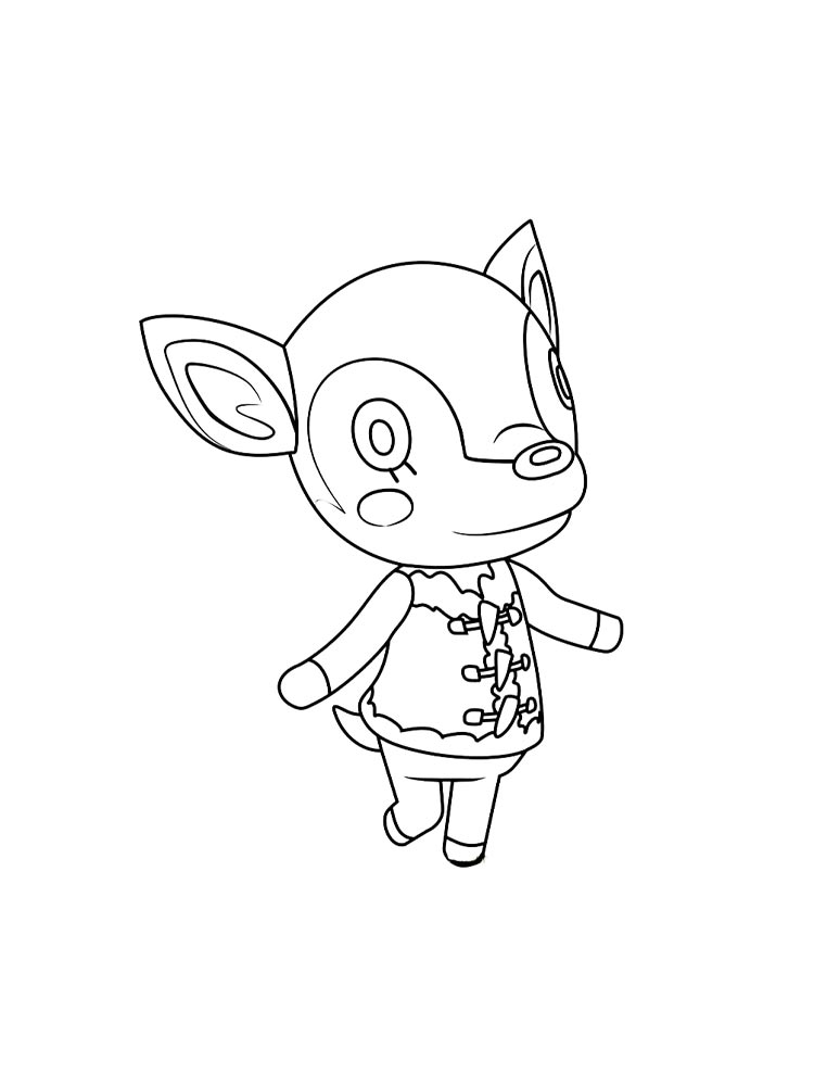 Раскраски animal crossing раскраска для детей 4