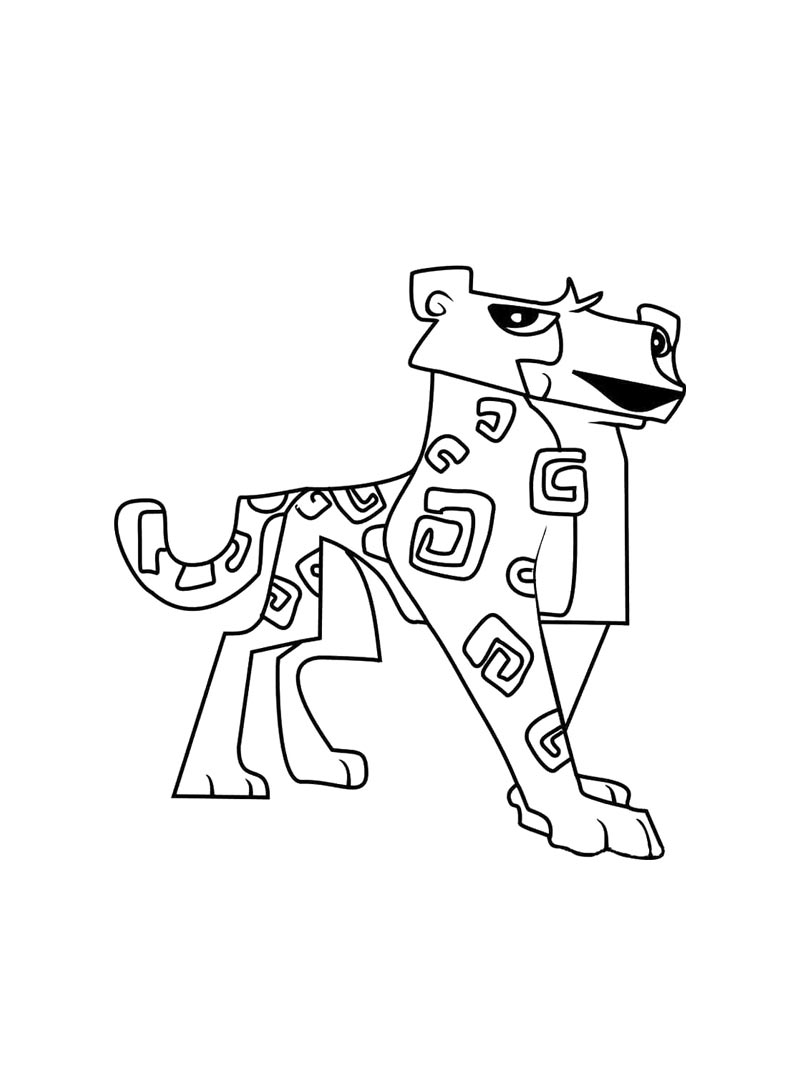 Раскраски animal jam картинка для раскрашивания