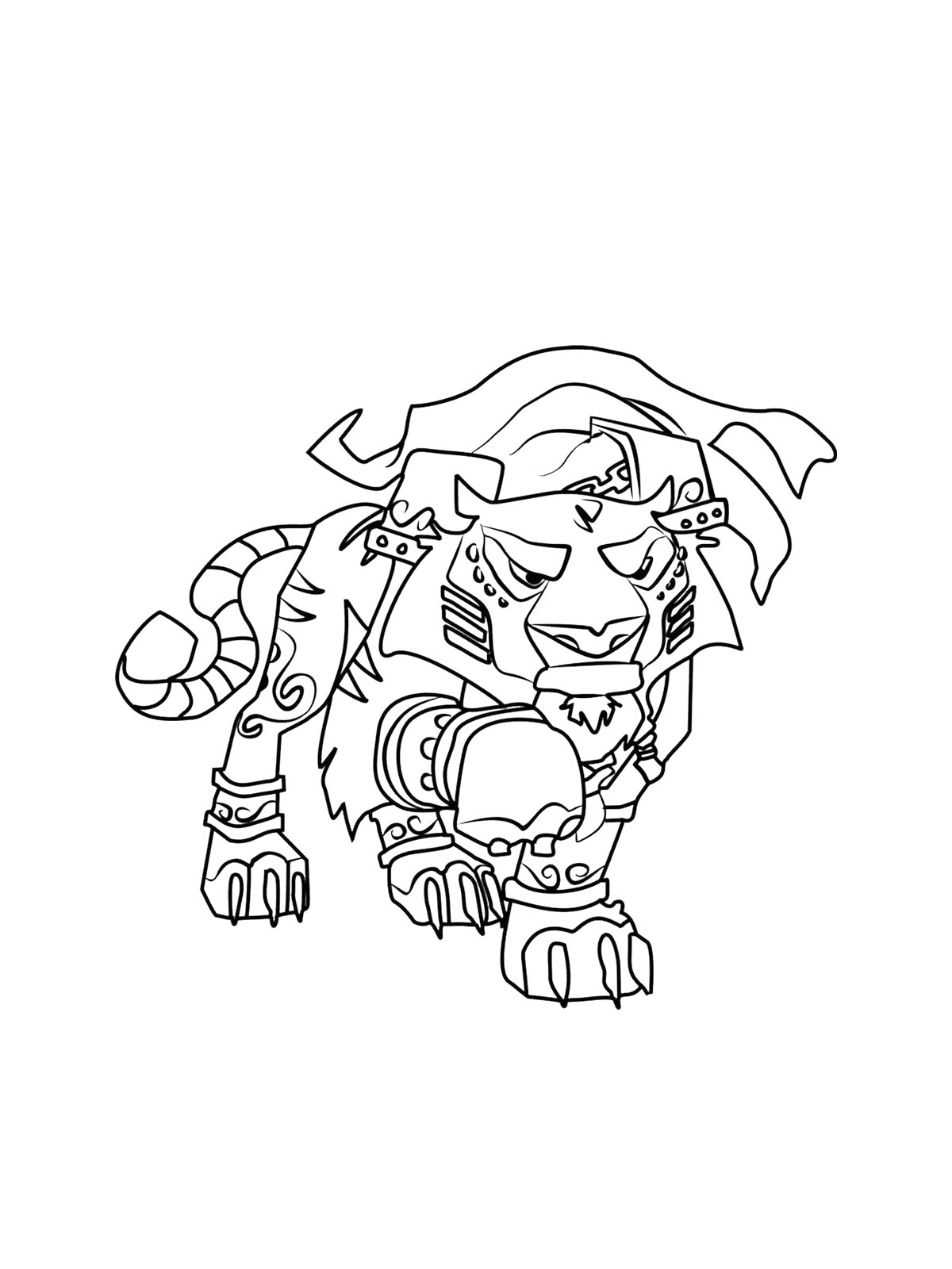 Раскраски animal jam рисунок для раскрашивания 4