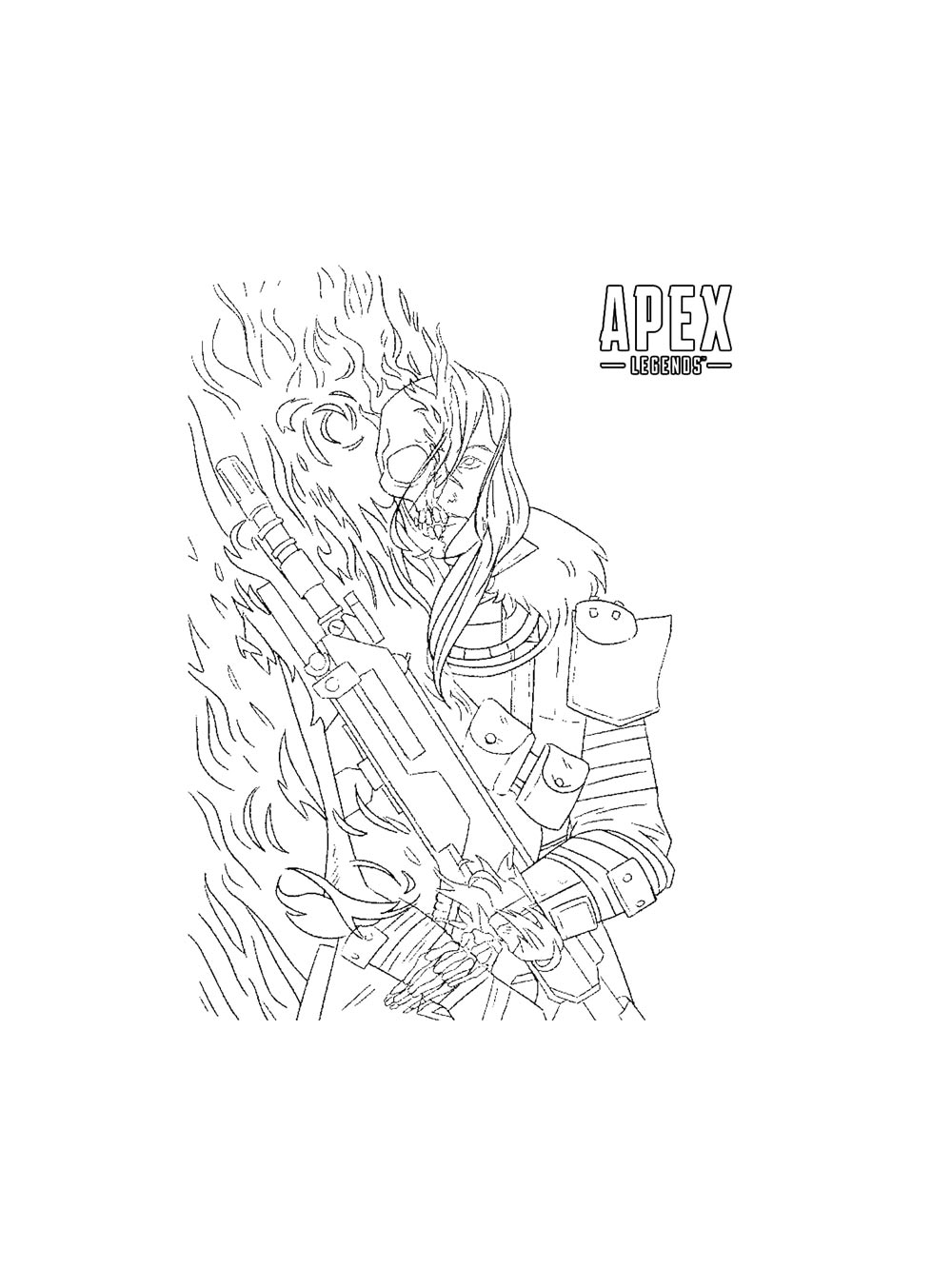 Раскраски apex legends для раскрашивания 3