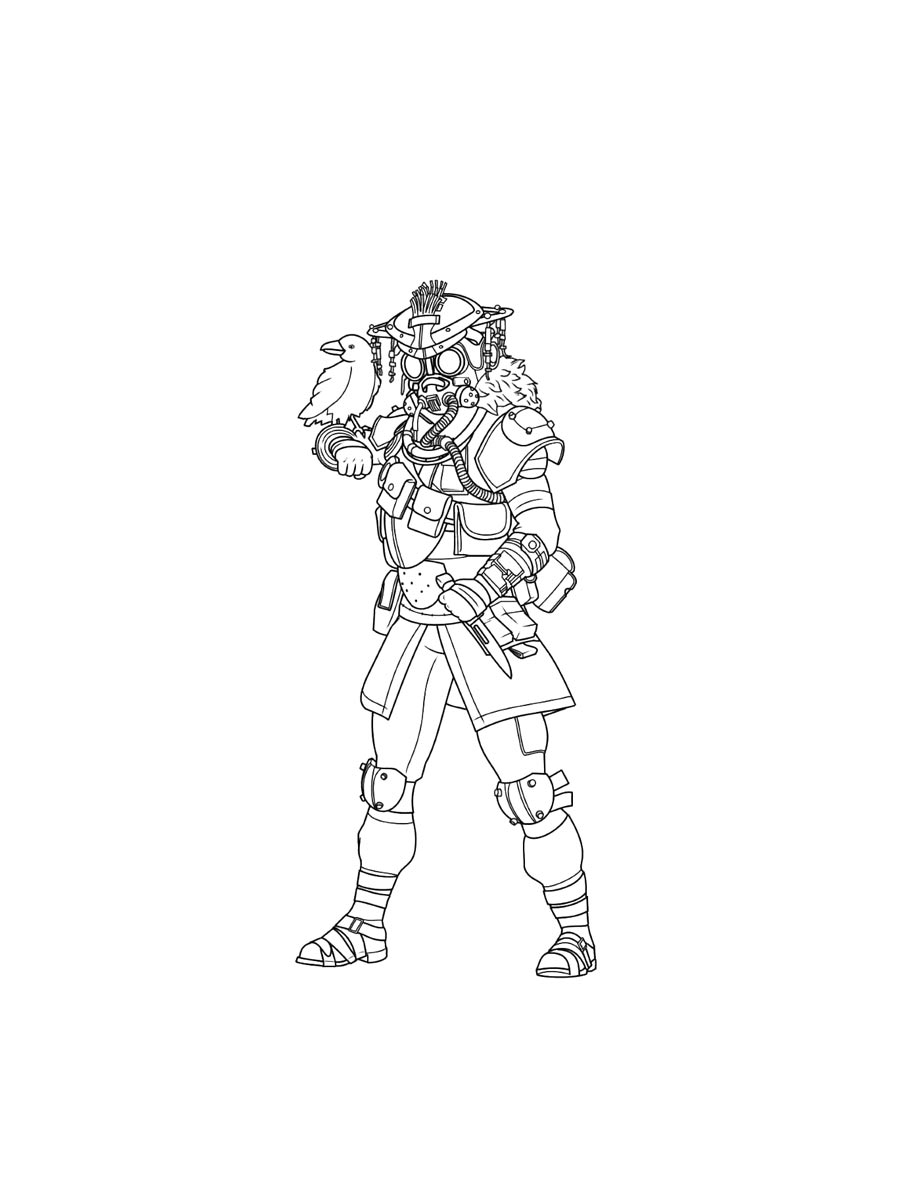 Раскраски apex legends для раскрашивания