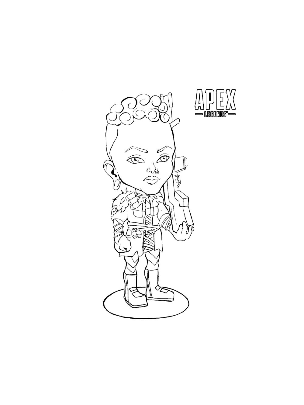 Раскраски apex legends раскраска для детей 3