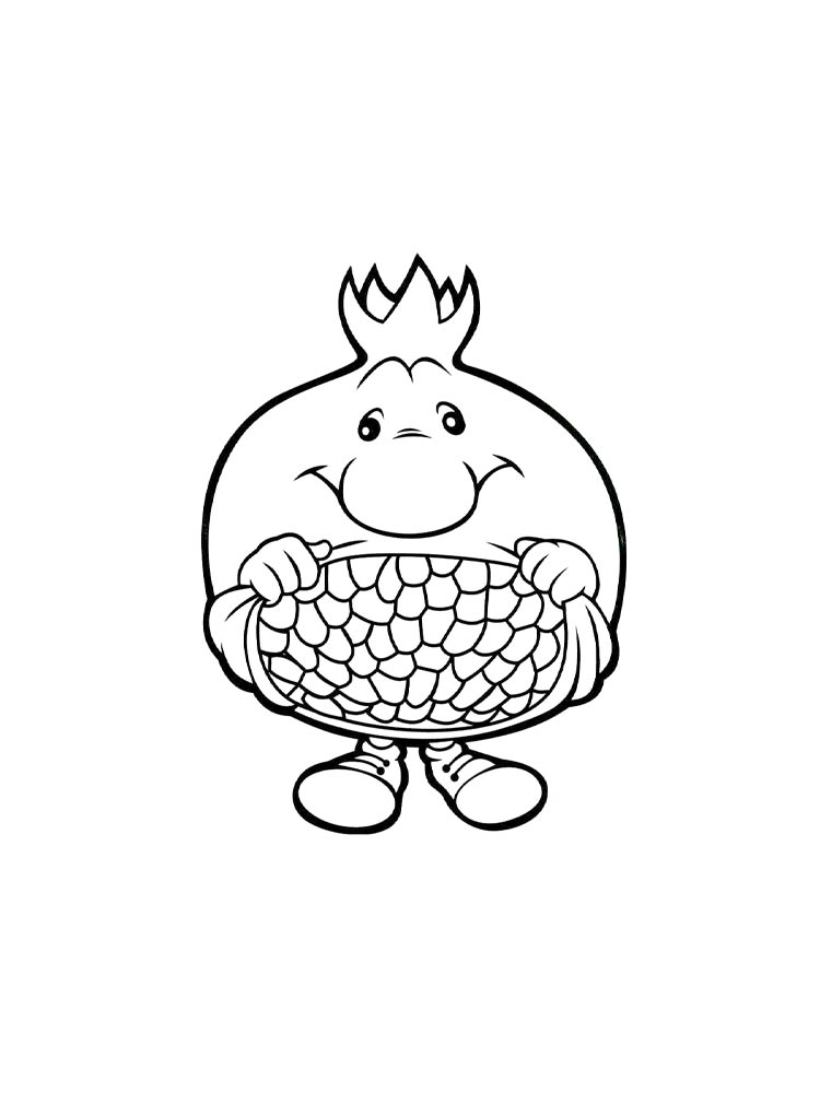 Раскраски фруктов раскраска для детей 2