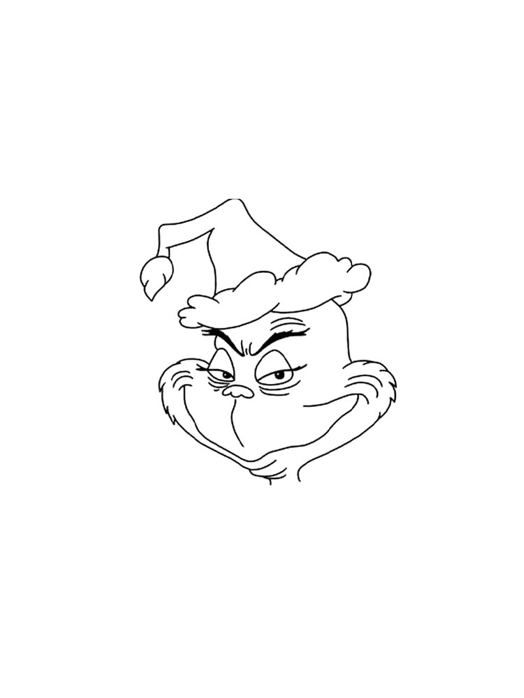 Раскраски гринч раскраска для детей 2