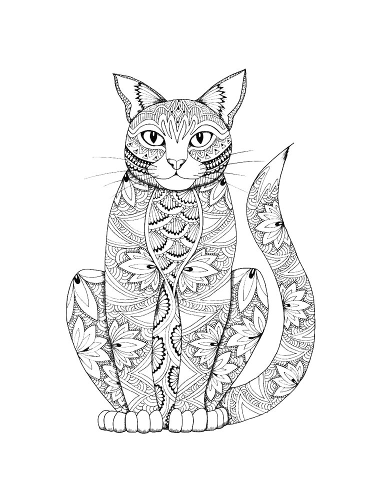 Раскраски кототерапия раскраска для детей 2
