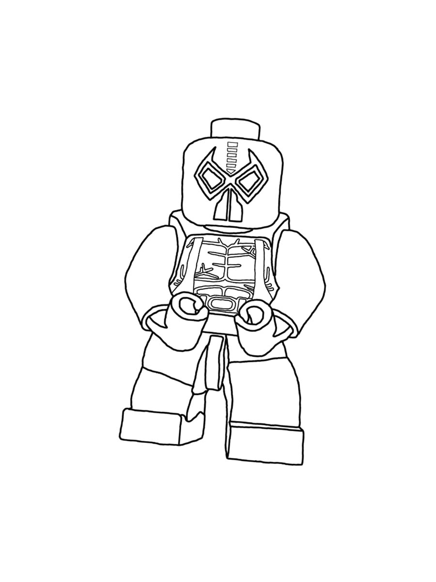 Раскраски lego дэдпул рисунок для раскрашивания