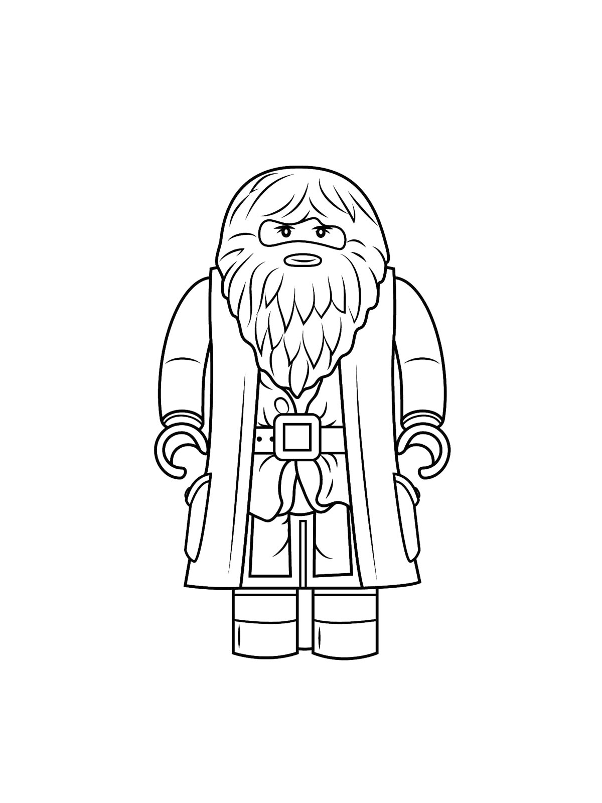 Раскраски lego гарри поттер черно-белая раскраска