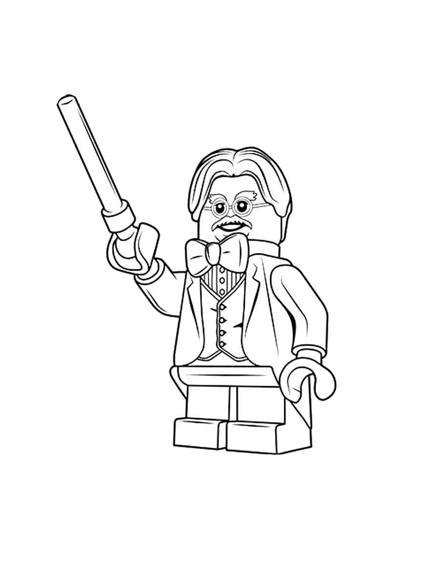 Раскраски lego гарри поттер картинка для раскрашивания