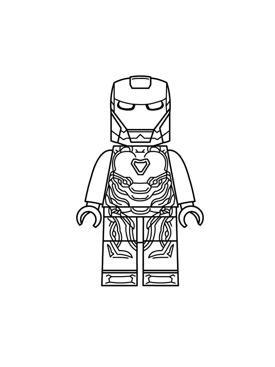 Раскраски lego железный человек раскраска для детей