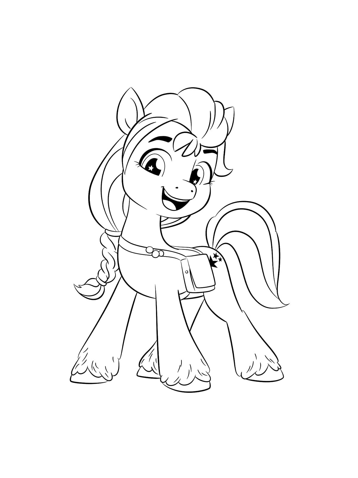 Раскраски my little pony: новое поколение картинка для раскрашивания