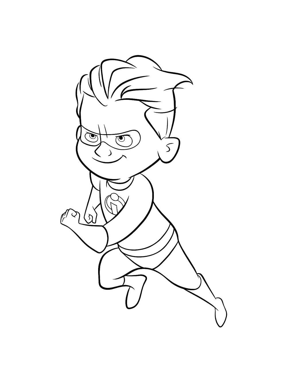 Раскраски суперсемейка рисунок для раскрашивания 4