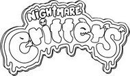 Распечатать раскраску Логотип Nightmare Critters