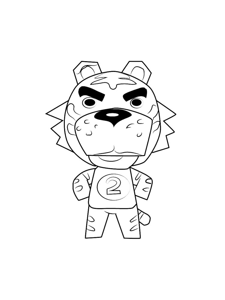 Распечатать раскраску раскраски animal crossing 5