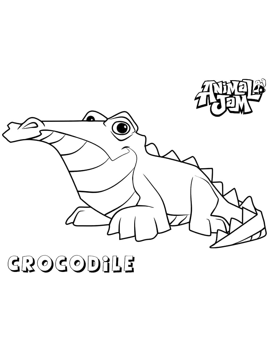 Распечатать раскраску раскраски animal jam