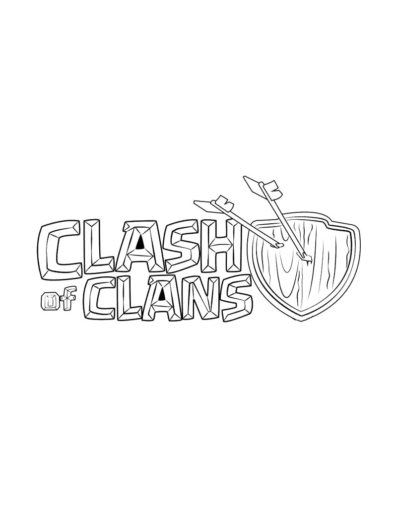 Распечатать раскраску раскраски clash of clans
