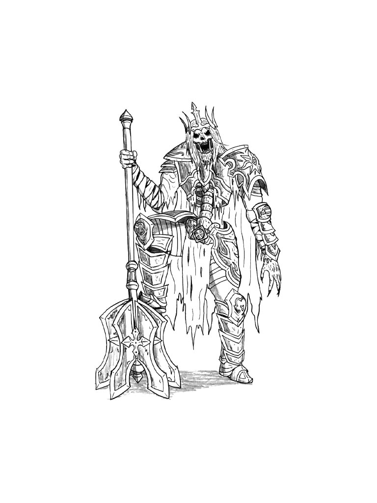 Распечатать раскраску раскраски diablo