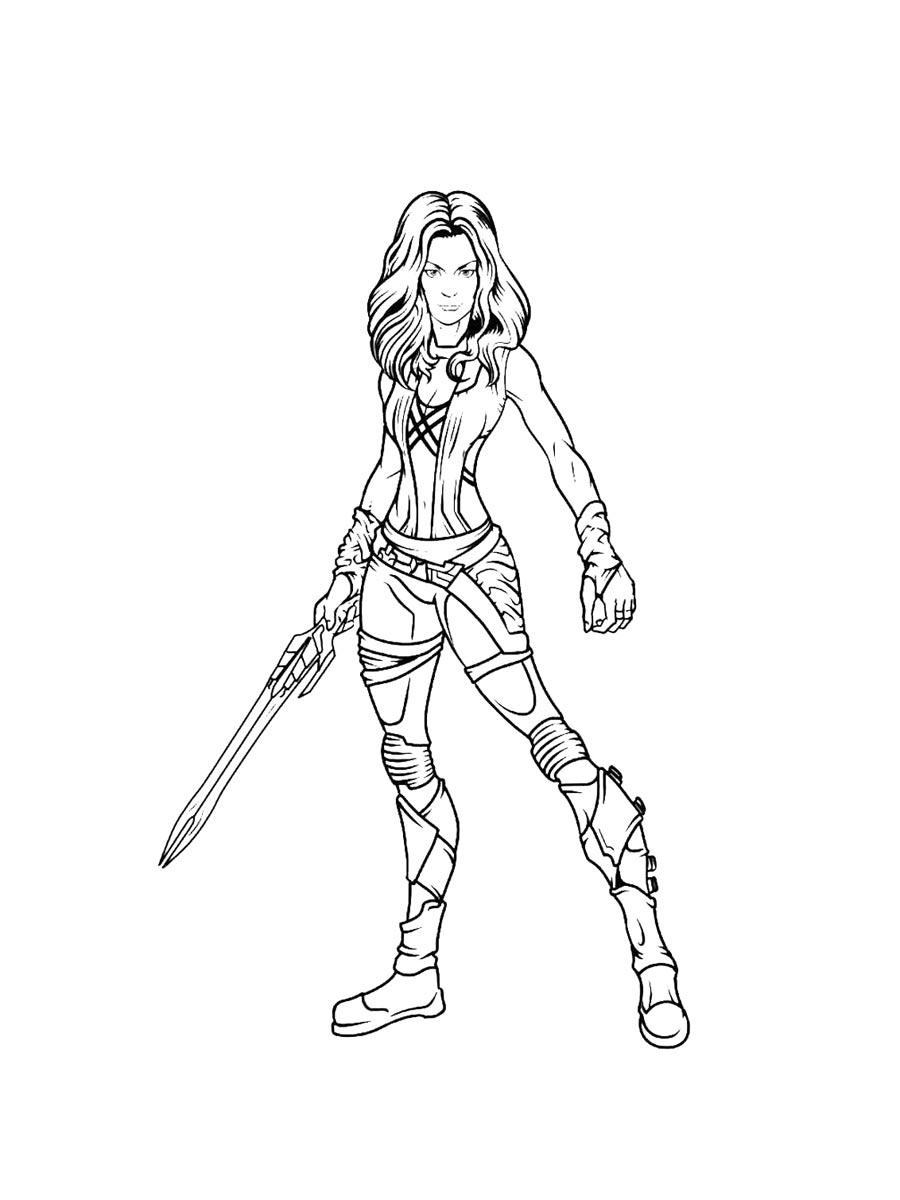 Распечатать раскраску раскраски гамора