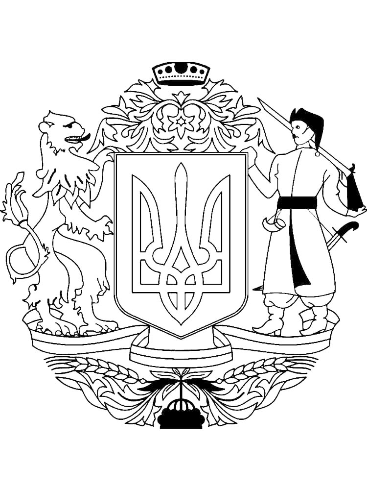 Распечатать раскраску страны мира 13