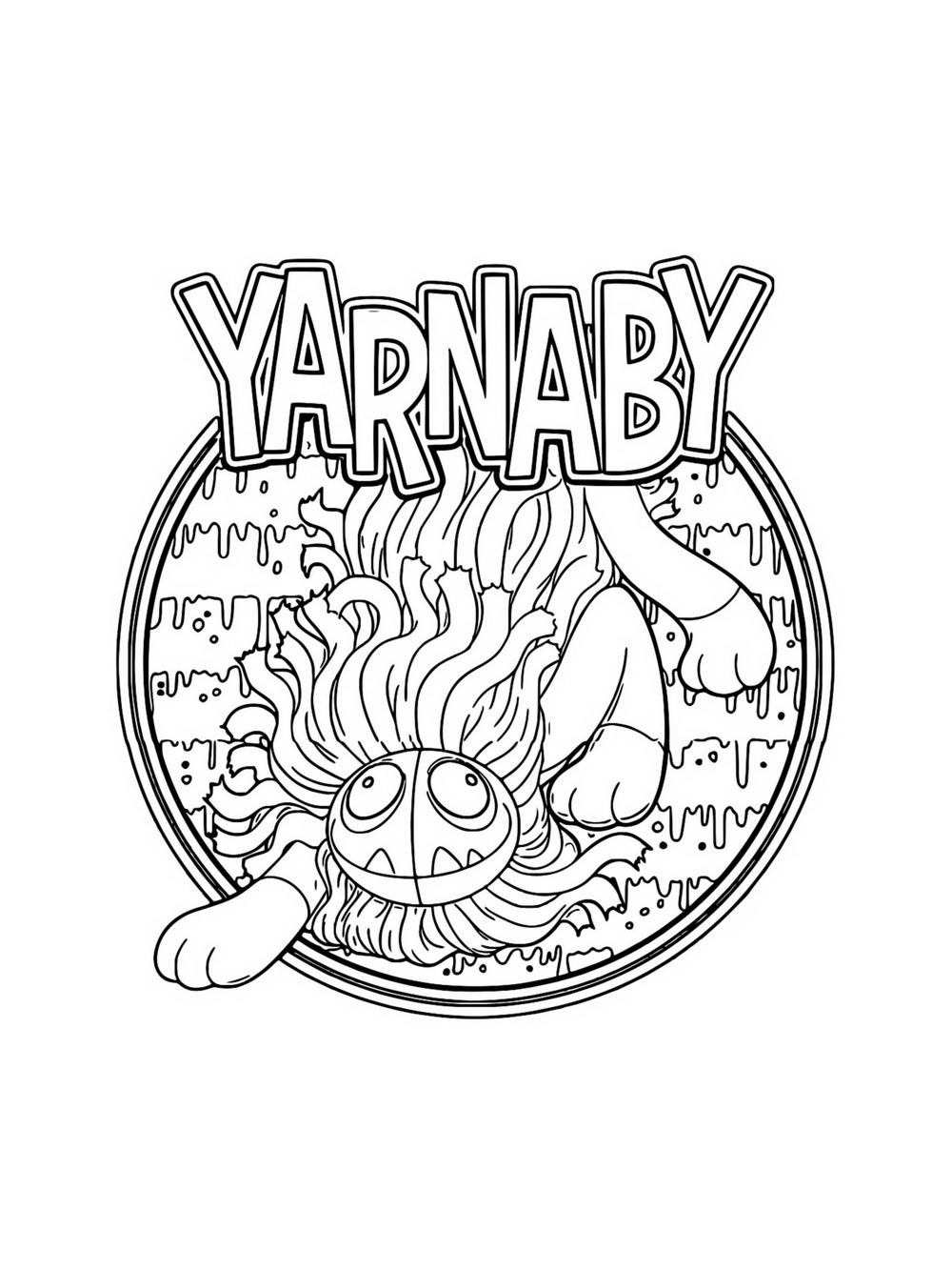 Распечатать раскраску Yarnby