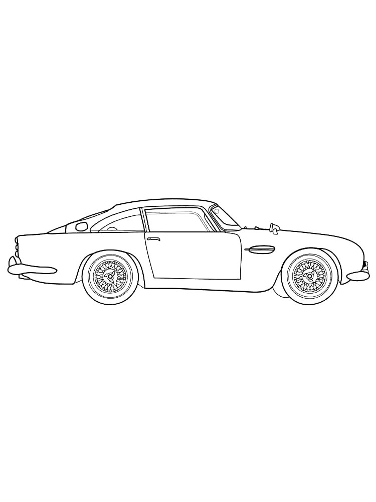 ретро Aston Martin