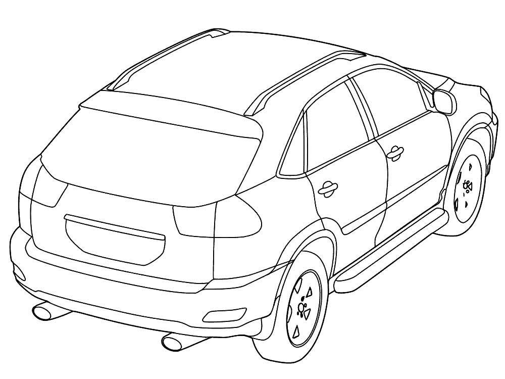рисунок лексус