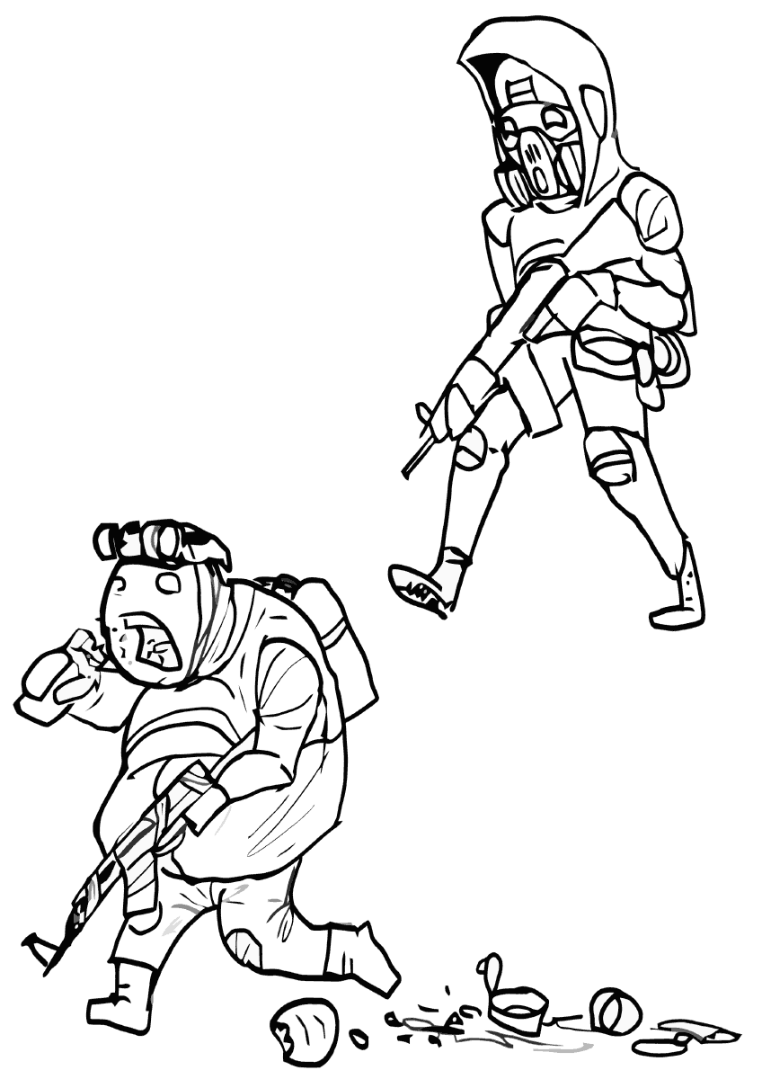 Рисунок Сталкер