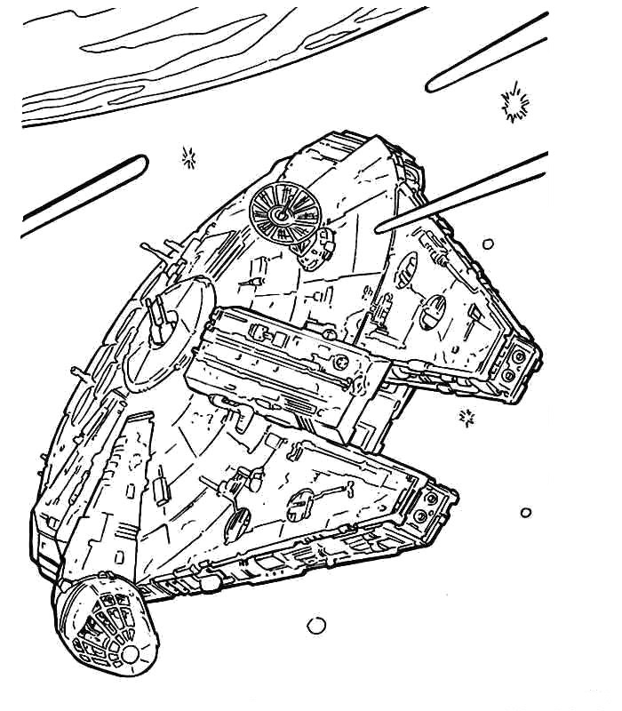 Рисунок Звездолет