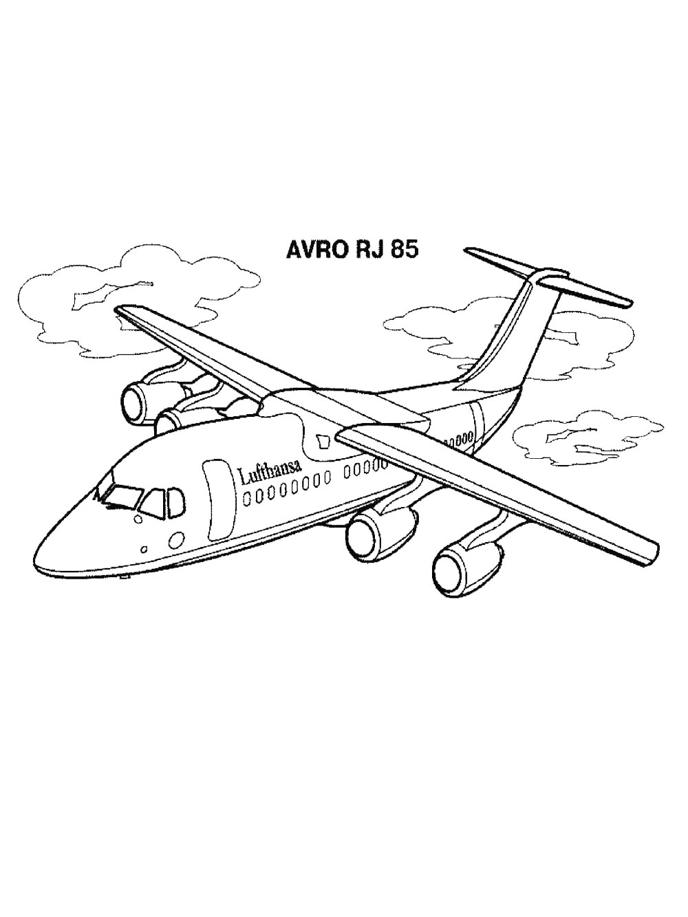 Самолет Avro RJ85