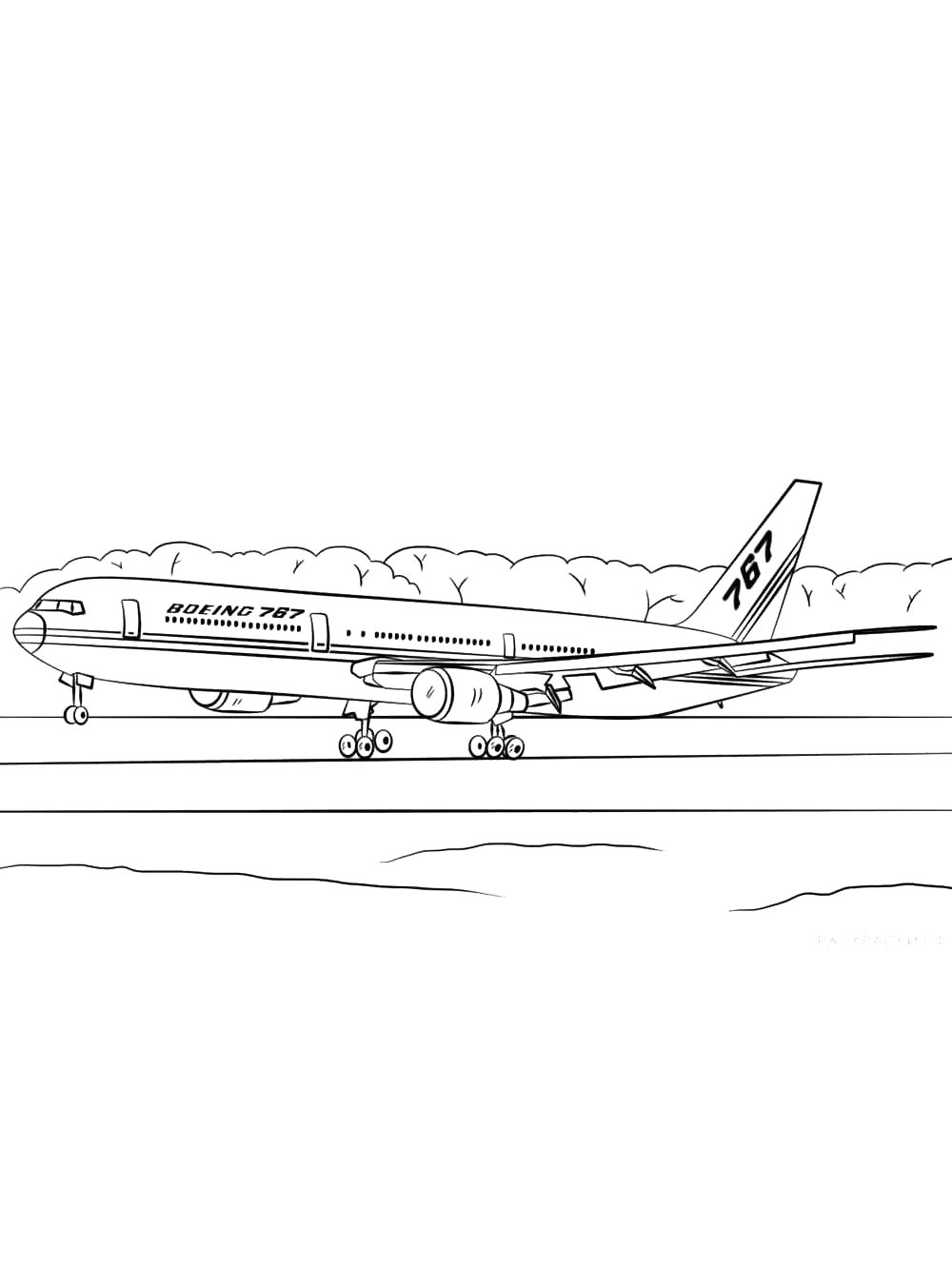 Самолет Боинг 767