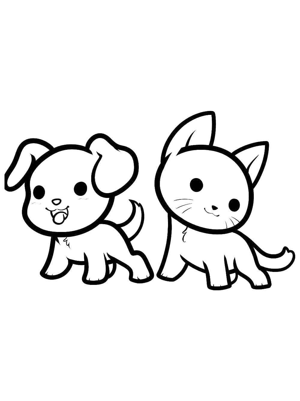 Щенок с котенком 2