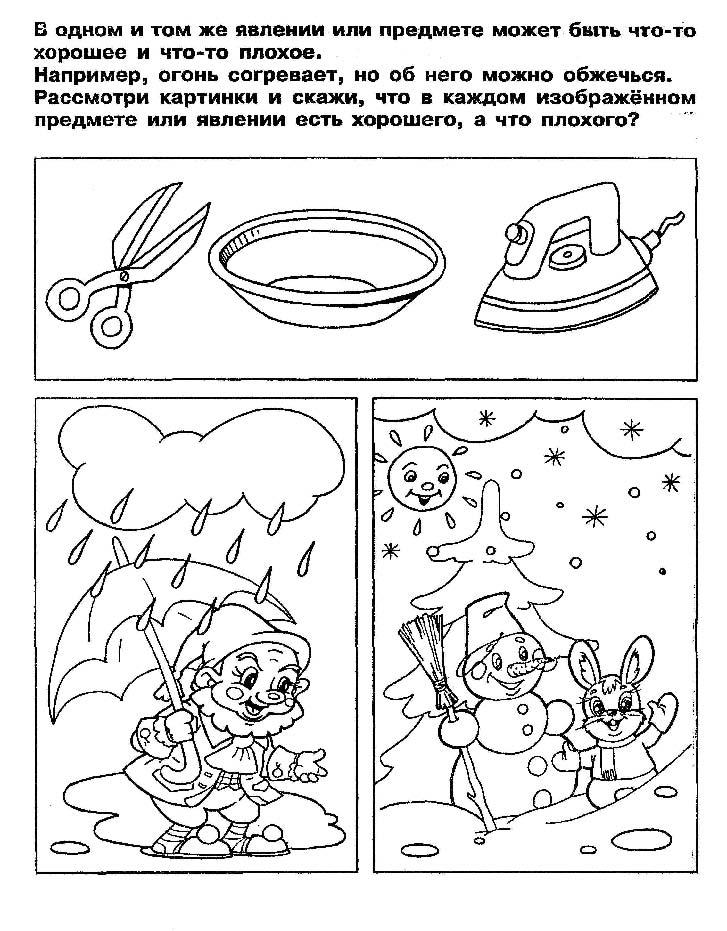 Скажи что плохое и хорошее