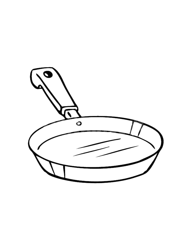 Сковорода с ручкой