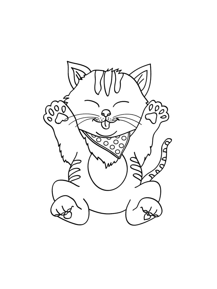 Смешной котенок