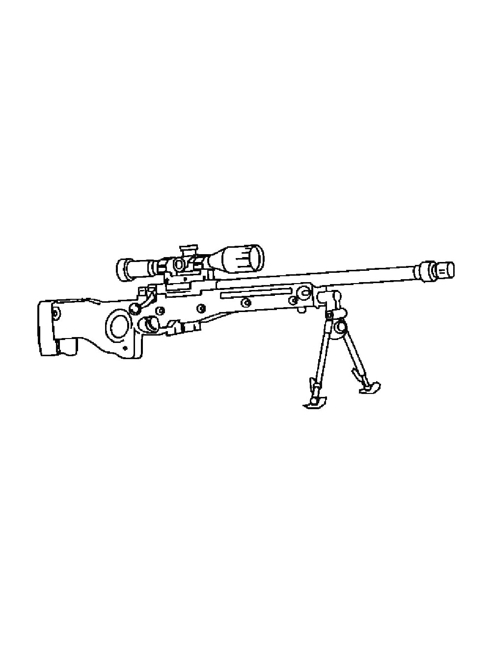 Снайперская винтовка AWM