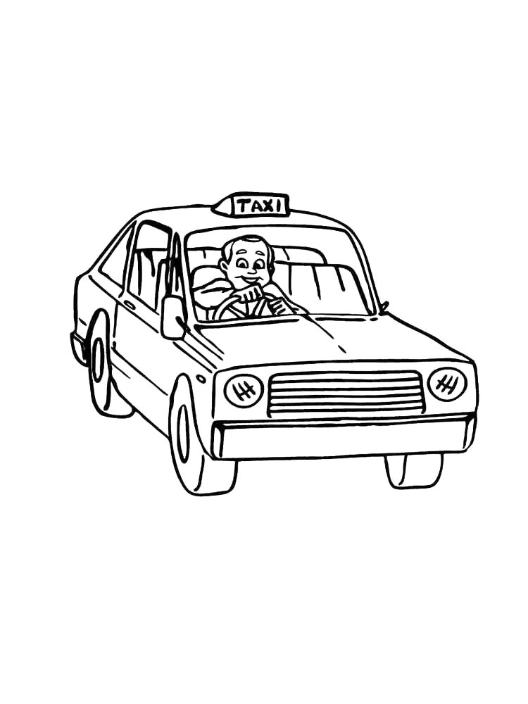 Такси и водитель