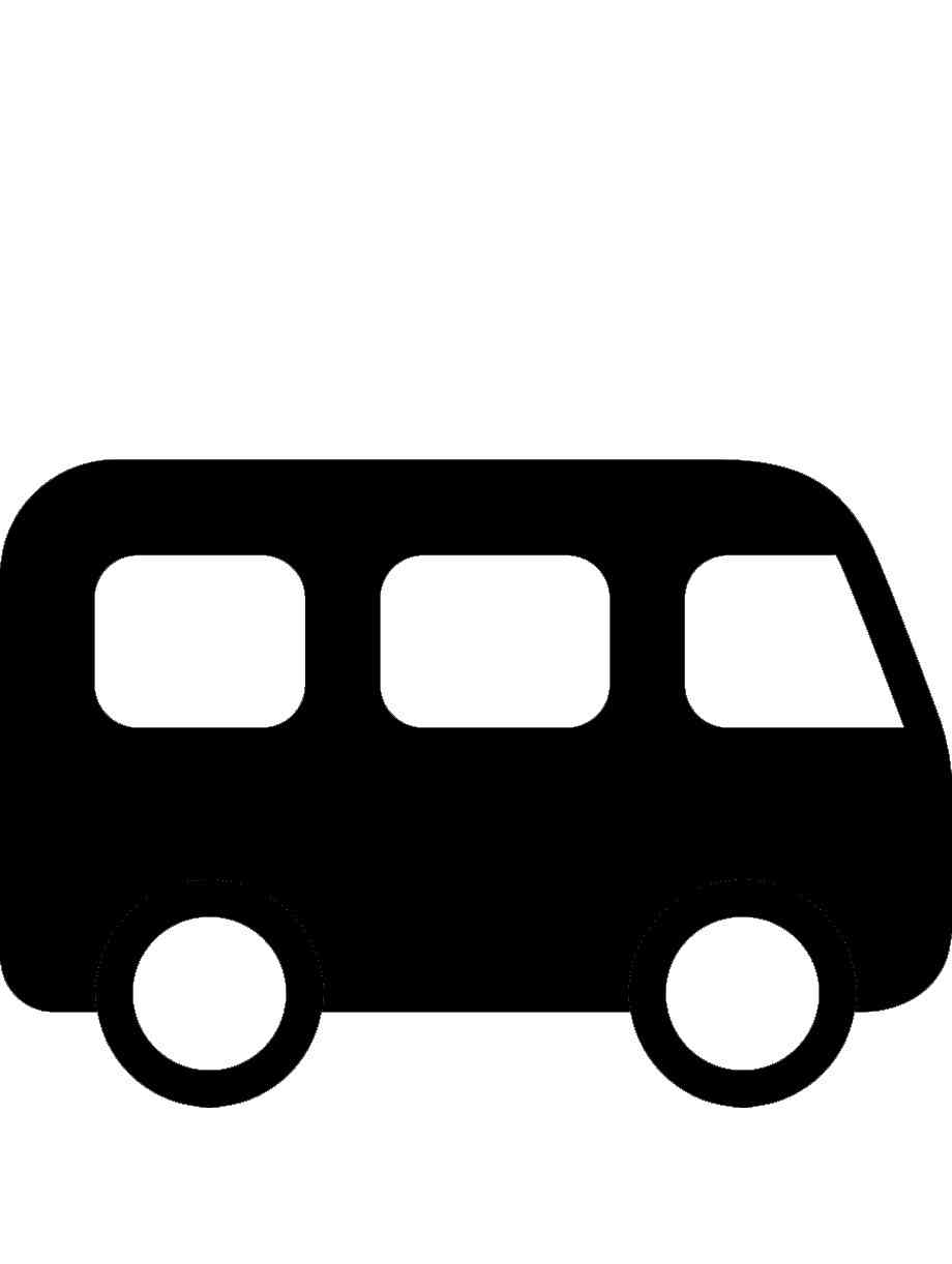 Трафареты автобуса рисунок для раскрашивания