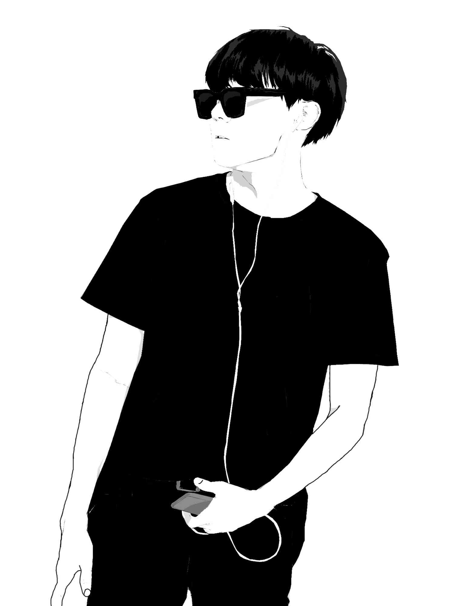 Трафареты bts рисунок для раскрашивания