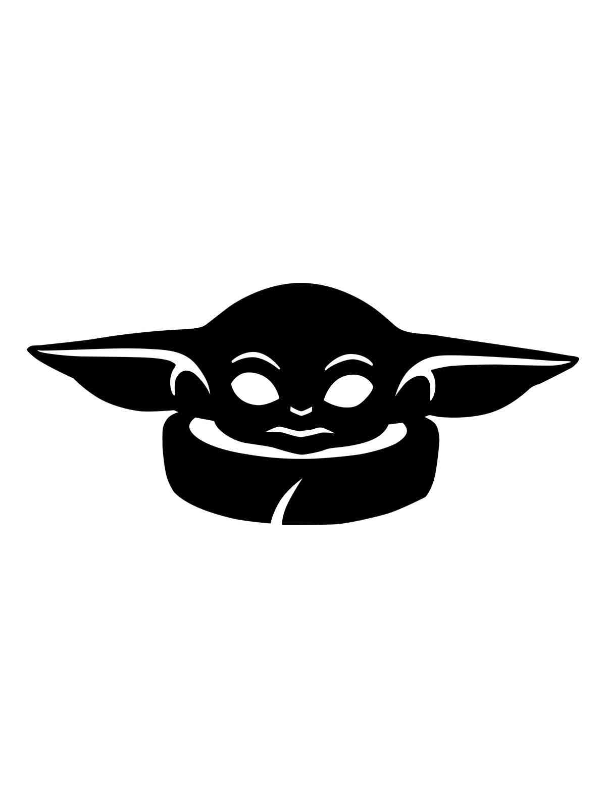 Трафареты грогу раскраска для детей