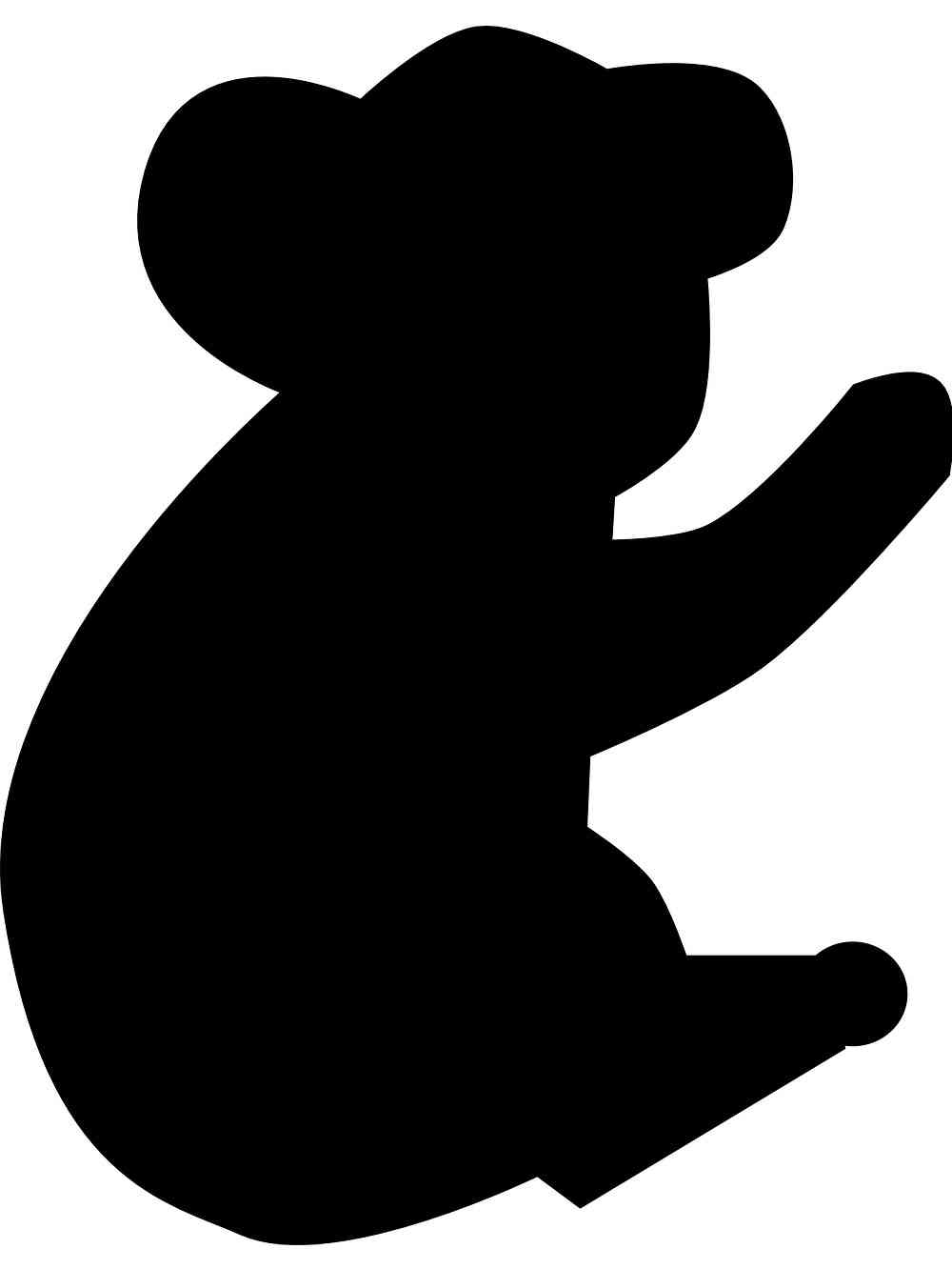 Трафареты коал для раскрашивания