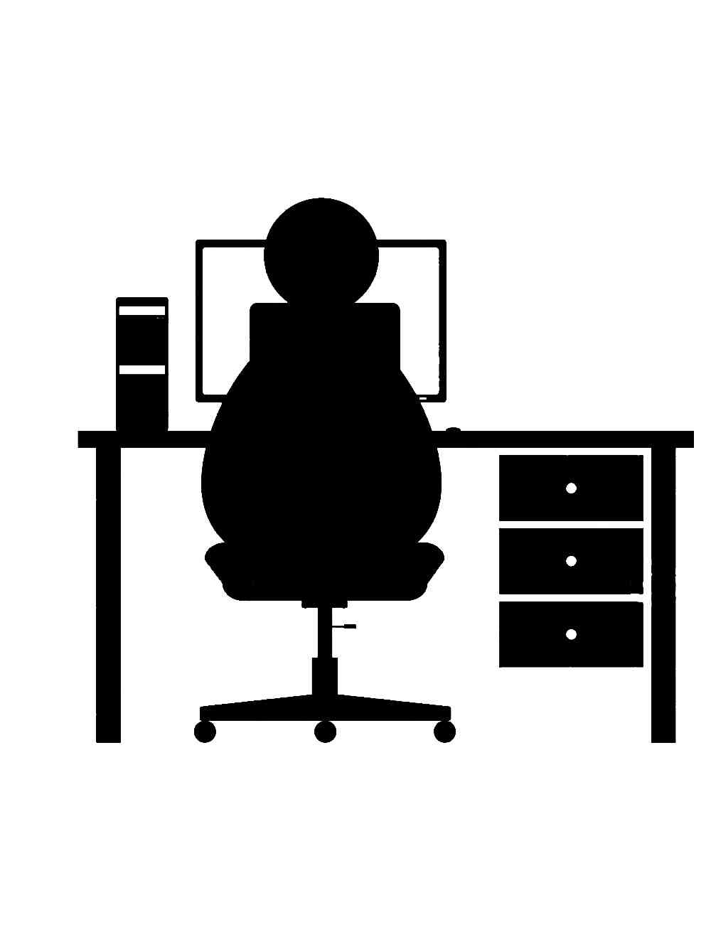 Трафареты компьютера рисунок для раскрашивания