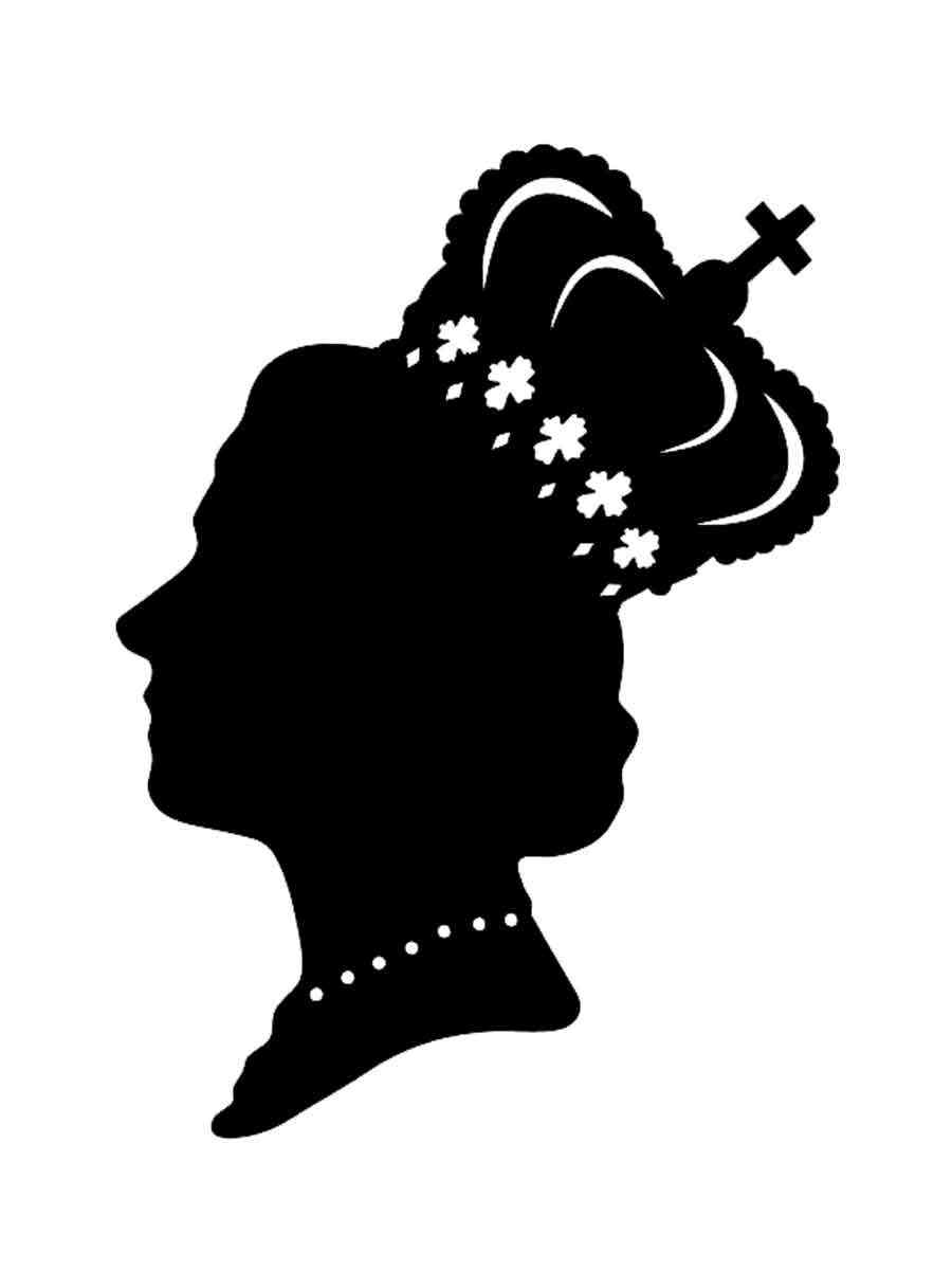 Трафареты королев рисунок для раскрашивания